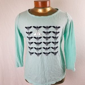 Crown & Ivy Long sleeve Bee shirt size XL
